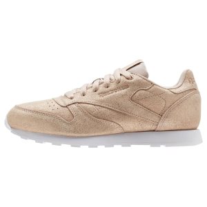 Adidasy Dziecięce Reebok Classic Leather Różowe Złote/Beżowe/Białe PL 52EIBUG